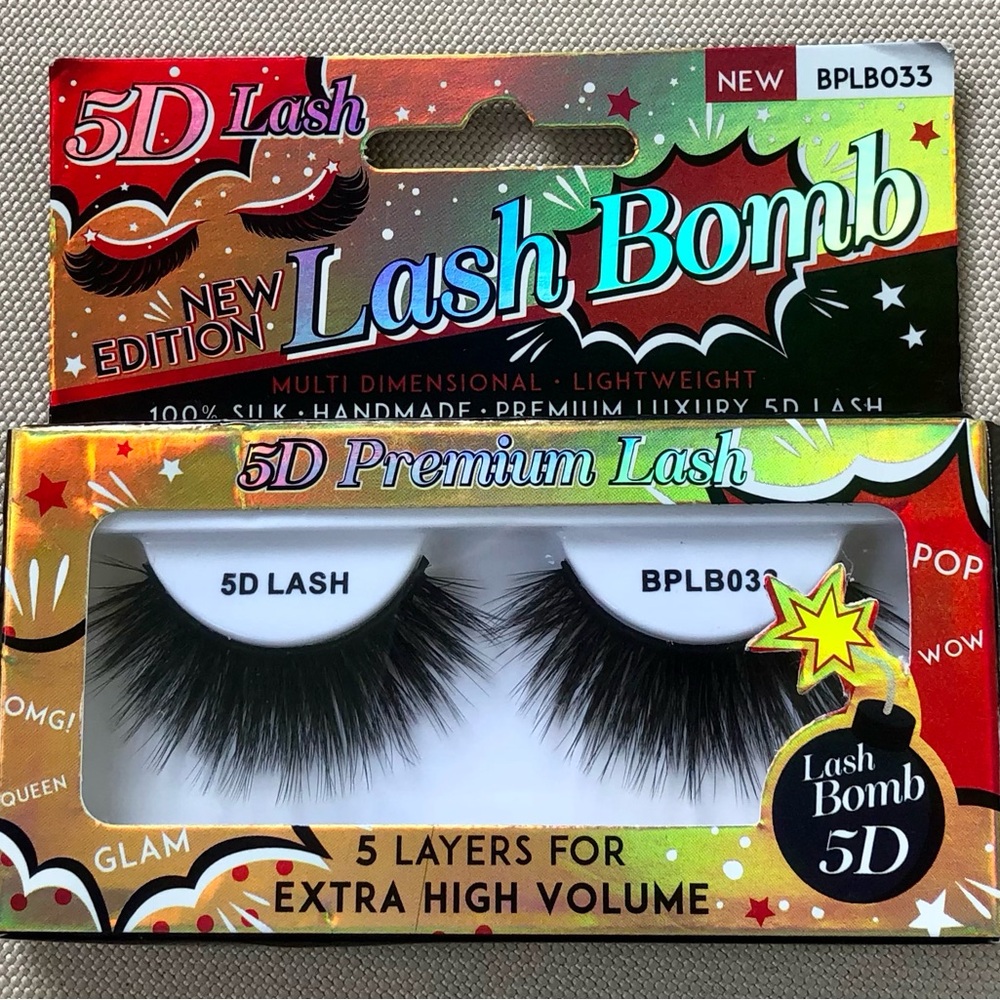Lash Bomb 5D Premium False Lashes | Black | Multi Layer | Lightweight | NEW